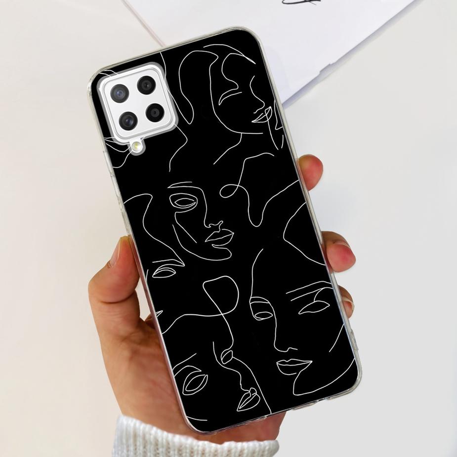 

Чехол для Samsung Galaxy A22 F22 M22, цветной painted, прозрачный силиконовый, мягкий, тонкий, чехол-оболочка для Samsung M22 F22 A 22 5G Galaxy A22 4G