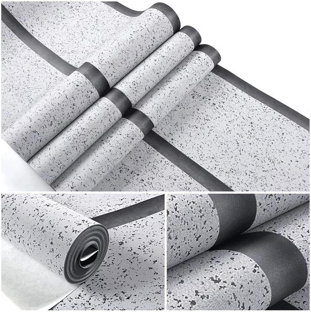 9.5M Gray Non-woven Wallpaper Modern Stripe Thickened Waterproof Wall Paper for Bedroom Living Room Background Room Decor