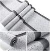 9.5M Gray Non-woven Wallpaper Modern Stripe Thickened Waterproof Wall Paper for Bedroom Living Room Background Room Decor