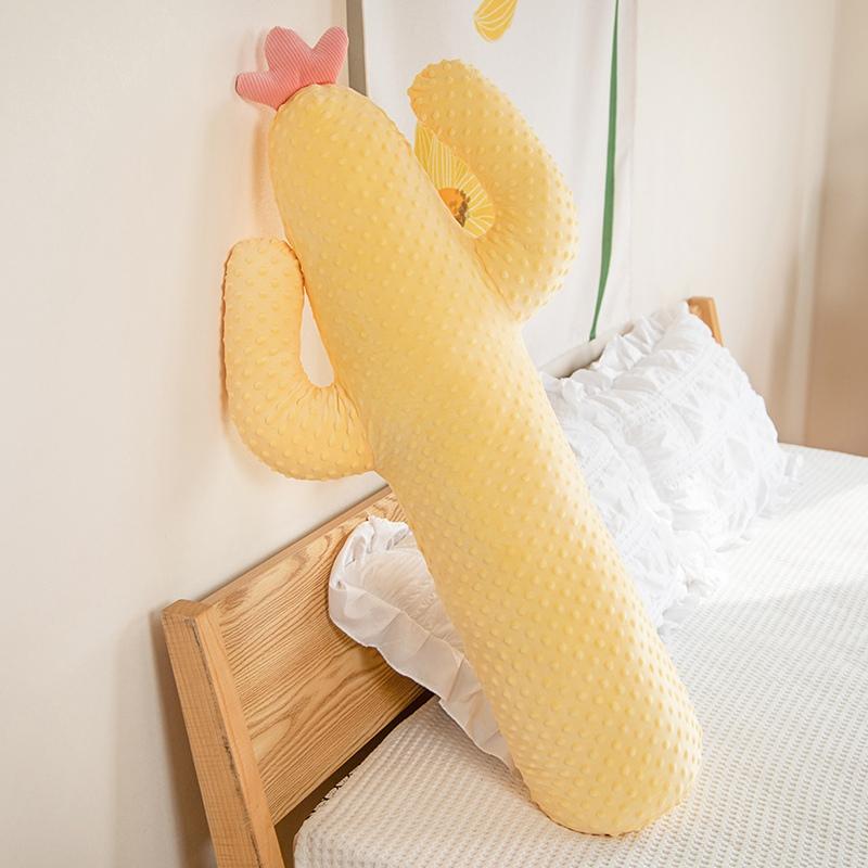 Pure Fresh Style 1M1.5M Giant Cactus Throw Pillow Stuffed Pregnant Leg Hugging Pillow Bed Cushion Sofa Decor Birthday Gift Her