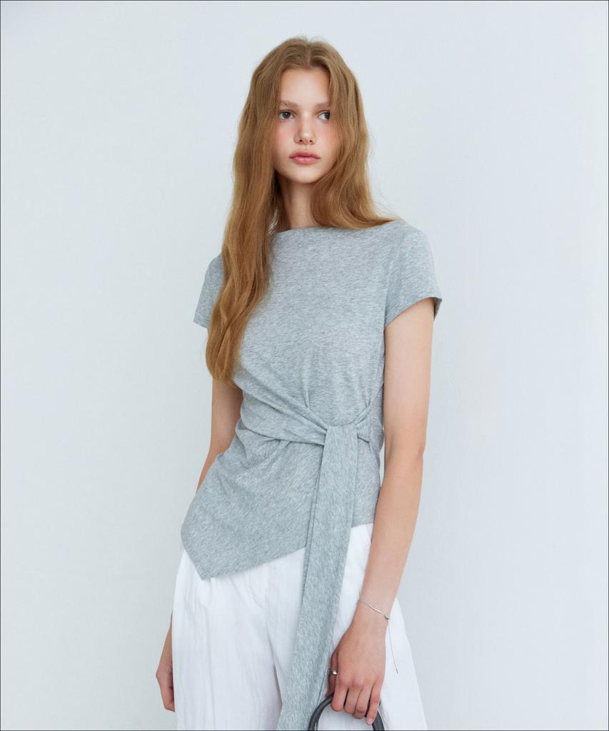 MIXXO Tie Short Sleeve T-Shirt Re Hwg43Ss_Miwhwg79Qa