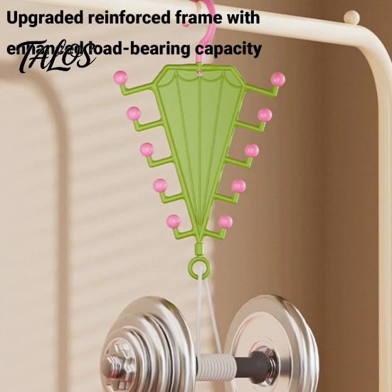 Talos V Shaped Double-Sided Closet Organizer, with 360° Rotating, Space Saving Multi-Layer Vertical Hanger, for Hats Bags Ties Scarves