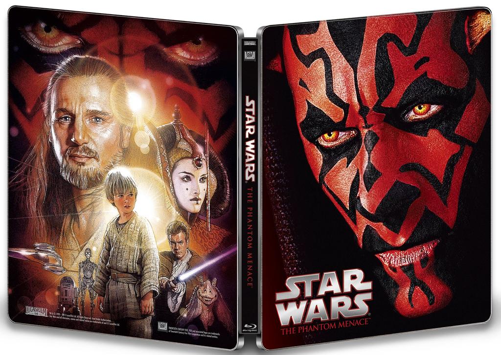 Star Wars Episode The Phantom Menace Steelbook Edition I [Blu-ray]