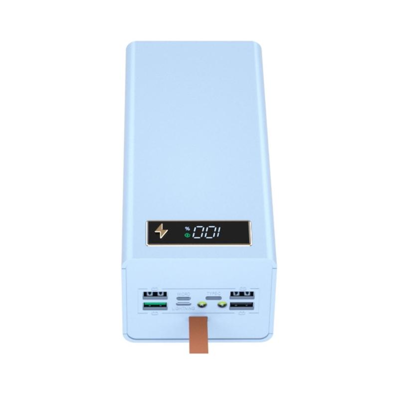 24x18650 Battery Storage Box PD Quick Charge Power Bank Case Support Wireless Charging/Quick Charging Functions