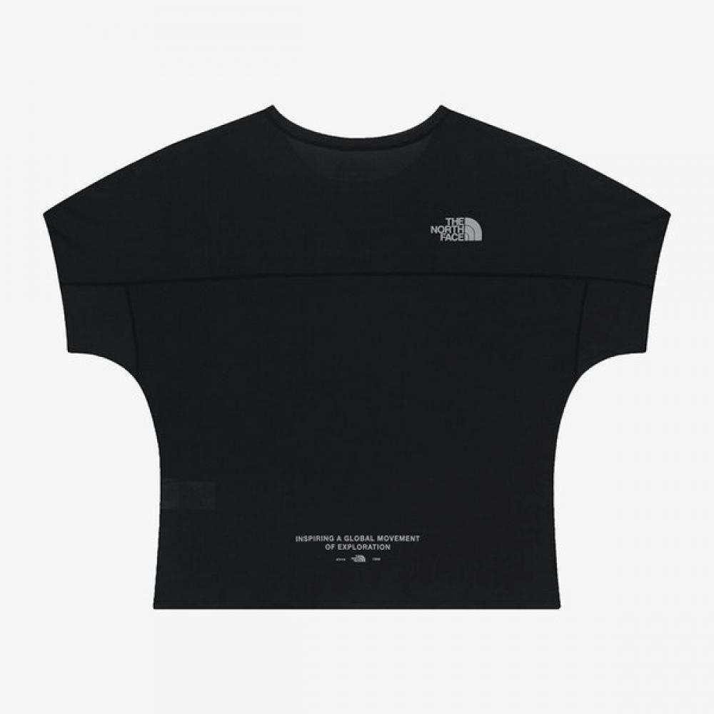 The North Face Women S daSh Short Sleeve Round Tee Black Nt7ur38j