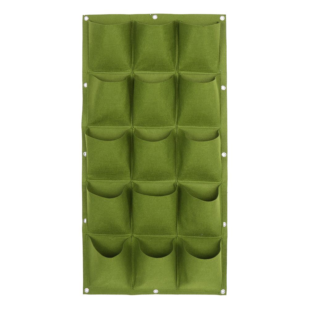 Planting Bag Garden Balcony Wall Vertical Flower Plants  Ing Planter (18  S)