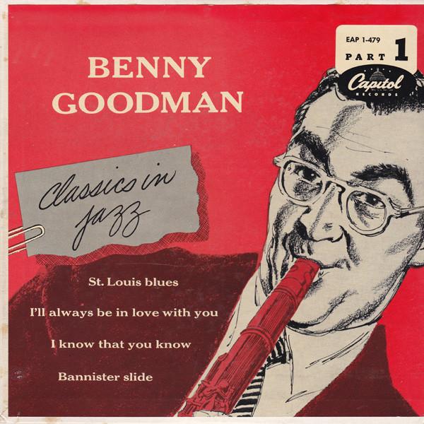 

7inch Record BENNY GOODMAN Classics In Jazz Part 1 EAP1479 CAPITOL US Jazz Used