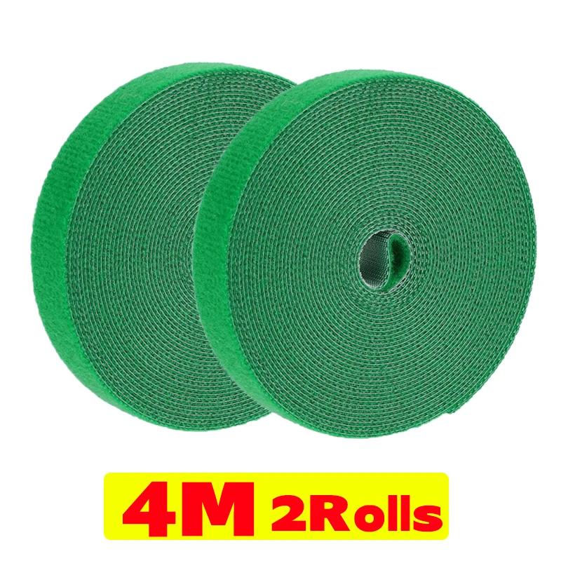 1/10 Rolls Nylon Plant Ties Plant Bandage Adjustable Hook Loop Fastener Tape Plant Flower Wrap Support Ties Garden Accessories