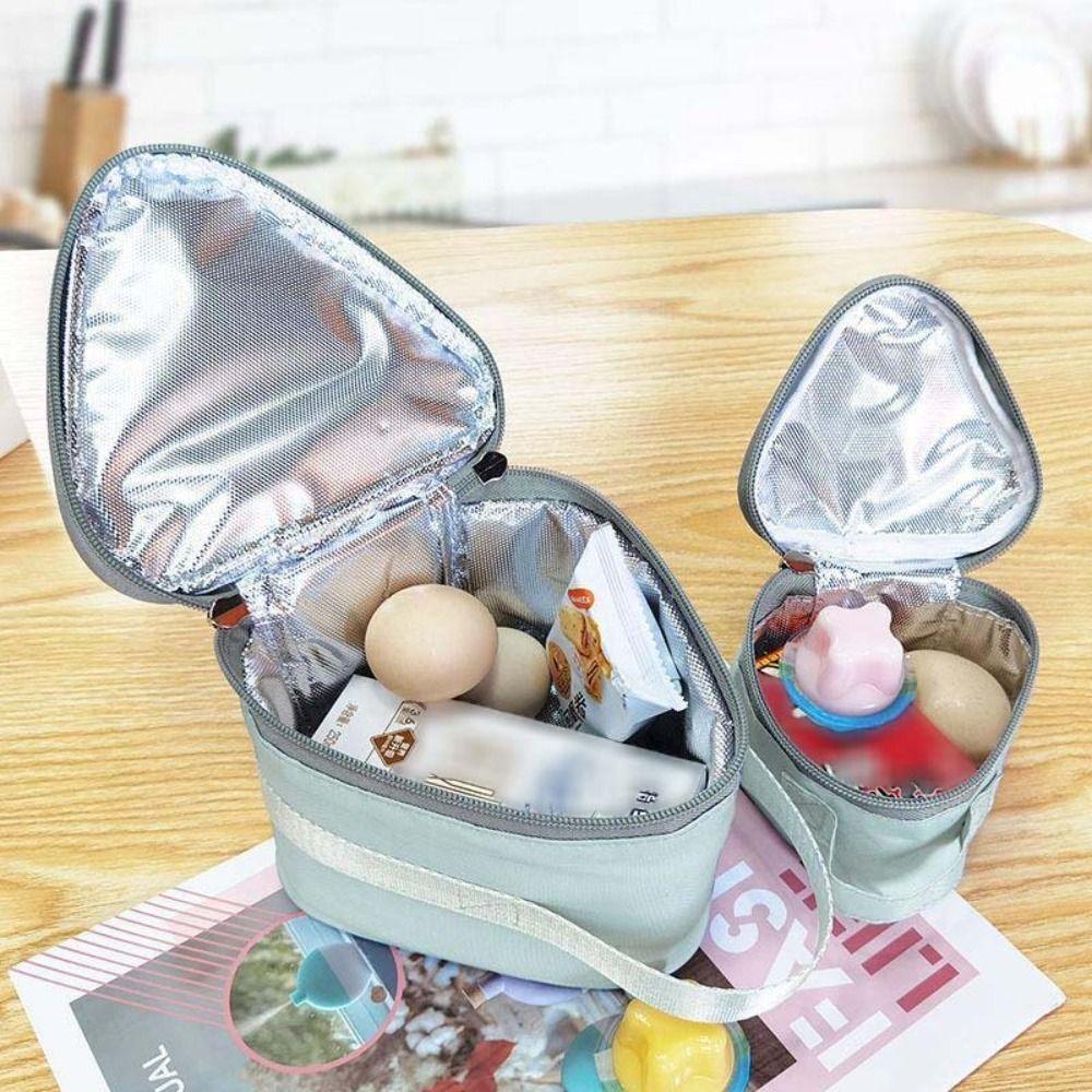 Aluminum Foil Triangular Insulation Bag Thickened Rice Ball Lunch Box Bags  Student