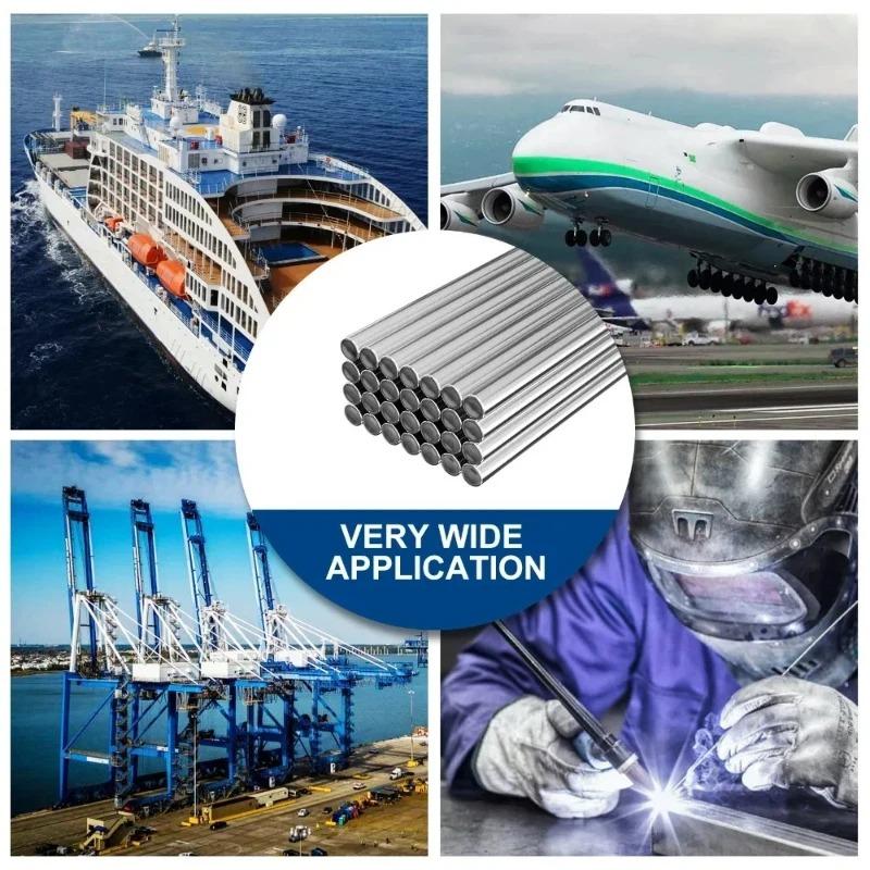 High quality low-temperature aluminum welding rod, stainless steel welding repair aluminum rod, aluminum core welding rod