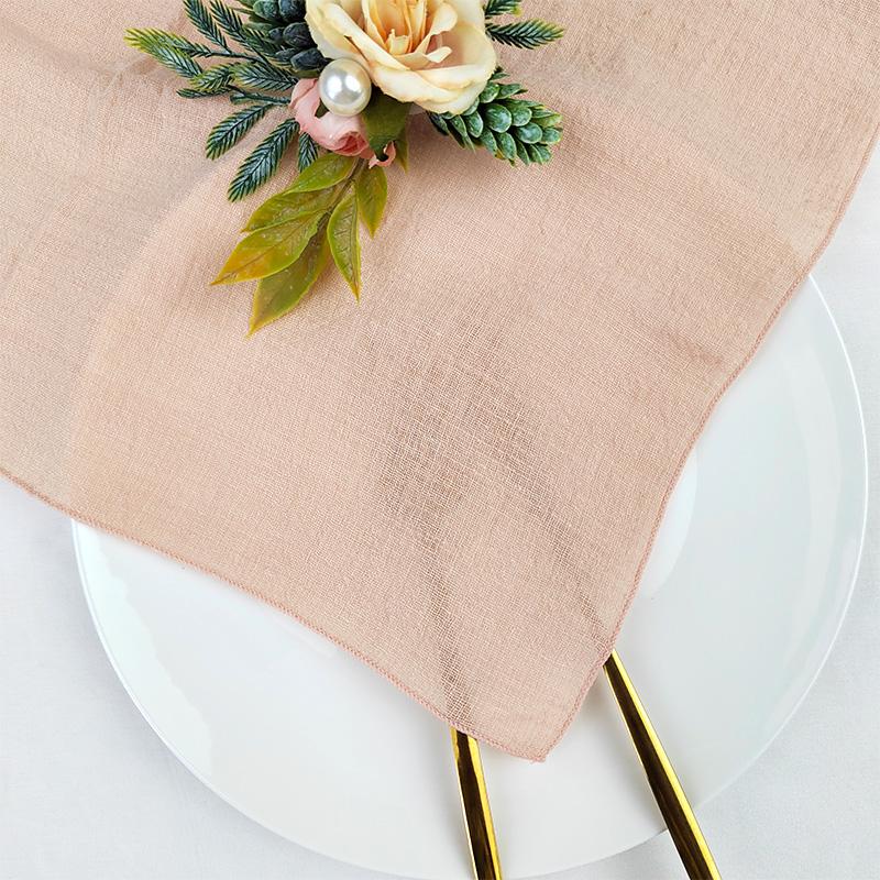 Set of 50 Cotton Cloth Napkins Gauze Fabric 30x30 Cm Factory Outlet Wedding Decor Everyday Use Dinner  Tea Towel Table  Village