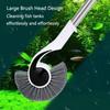 Long Handle Fish Tank Cleaning Tools Durable Aquarium Brush Cleaner  Fish Tank