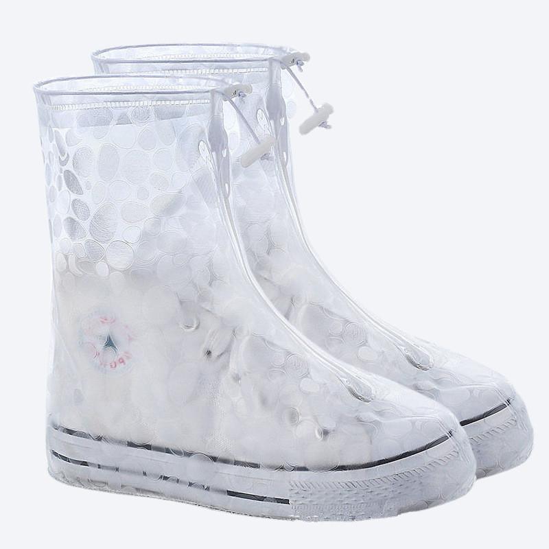 

Водонепроницаемые галоши, чехлы для обуви, складные, нескользящие, дождевая обувь, чехол для кемпинга 2XS/30-31≈Foot Length22.5cm белый