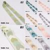 3M Chinese Retro Webbing Embroidery Lace Trim Edged 3cm/7cm Jacquard Ribbon For Diy Hanfu Clothes Curtain Decor Accessories