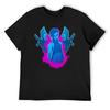 BLUE-JINXSHARK T-Shirt lustige Kostüme individuelles T-Shirt Grafik-T-Shirt Vintage Ästhetische Kleidung Herren-T-Shirt Grafik