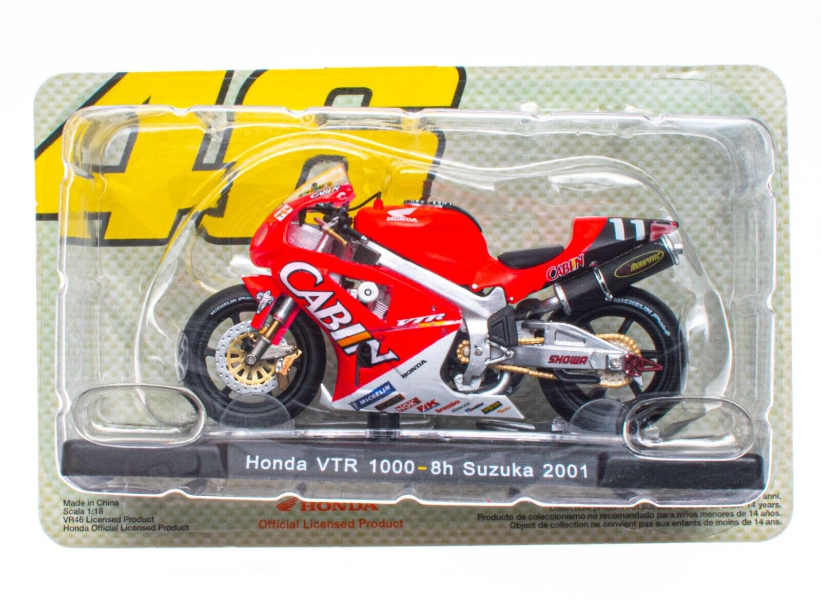 

Honda VTR 1000 Ganador Suzuka 8 Hours Rossi Collection MotoGP ROSSI Collection Bike 1/18 2001#11 [Товар]