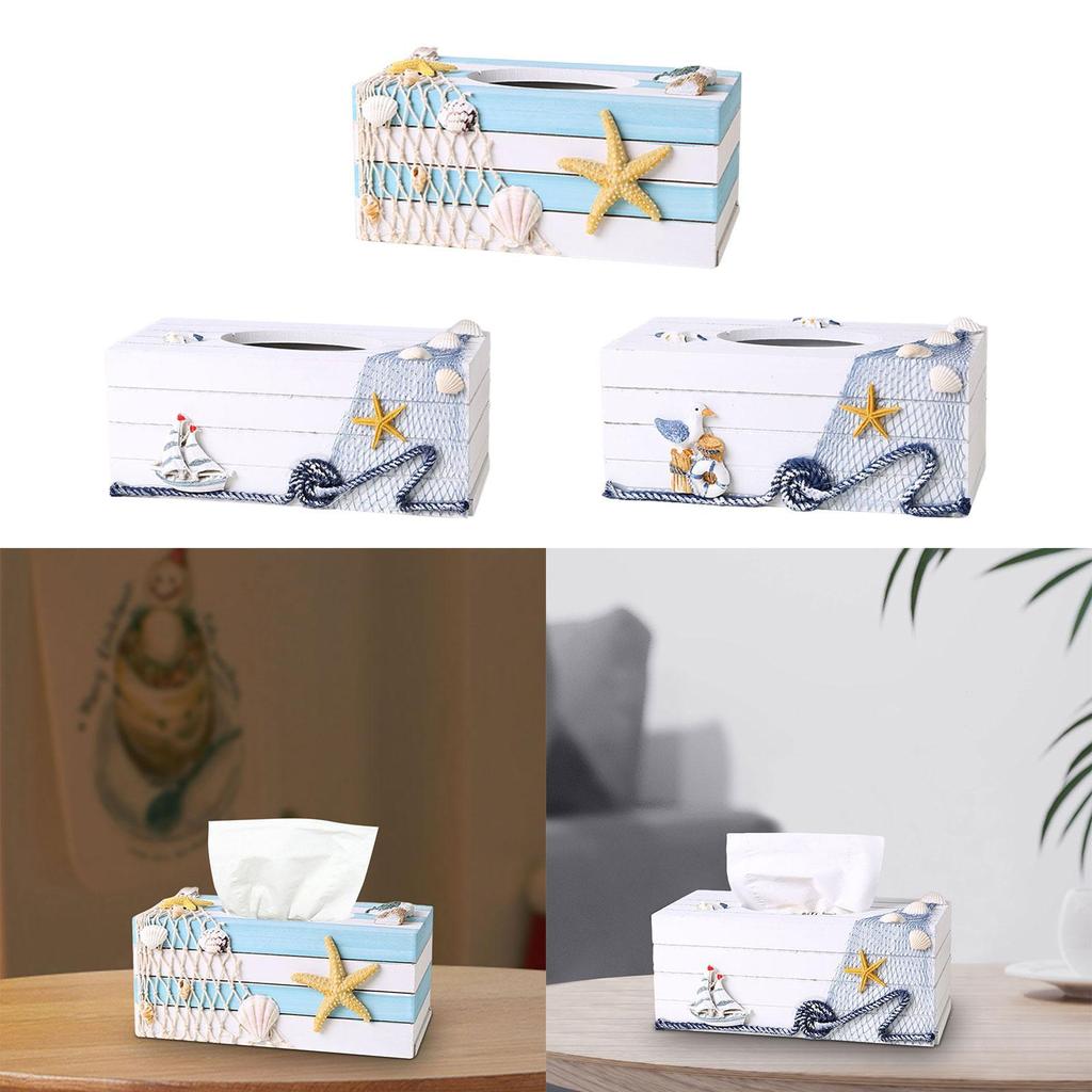 Tissue Paper Box Cover Decorative Tissue Holder Dispenser Toliet Vanity Home
