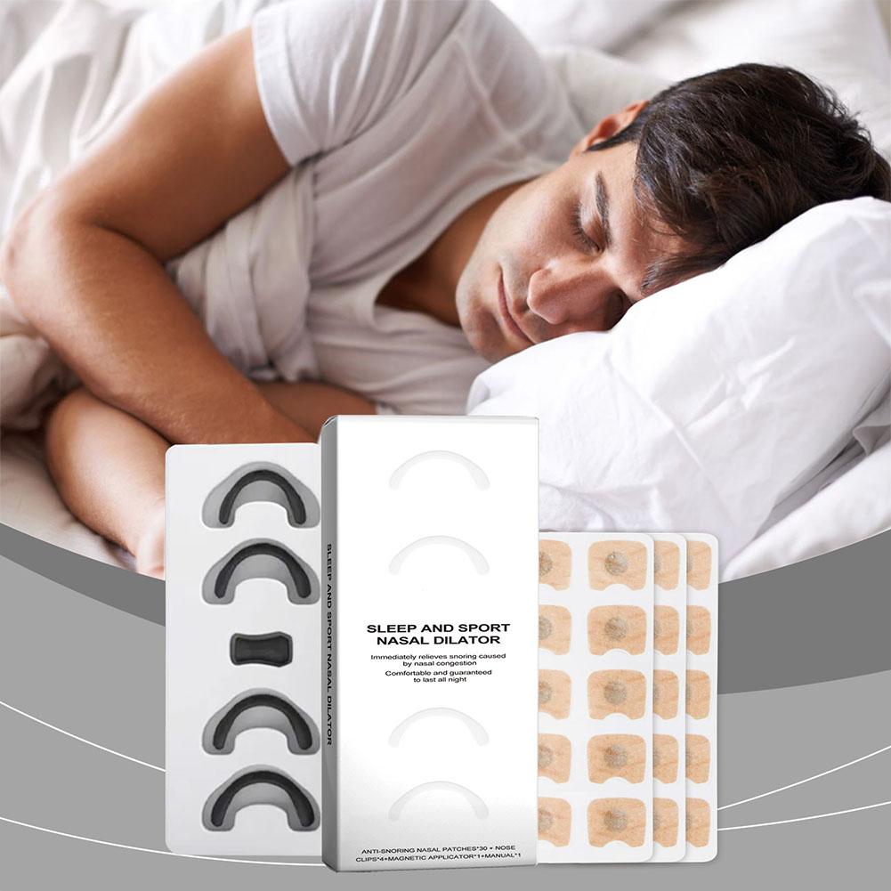 Anti-snoring Nose Clip Nasal Breathing Dilators Starter Kits Magnetic Nose Strips Increase Sports Air Improve Sleeping