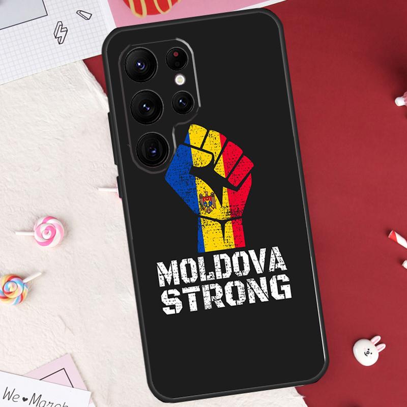 Moldova Flag Case For Samsung Galaxy S21 S22 S23 S24 S25 Ultra S9 S10 S25 Plus S25 FE S20 FE Cover Shell