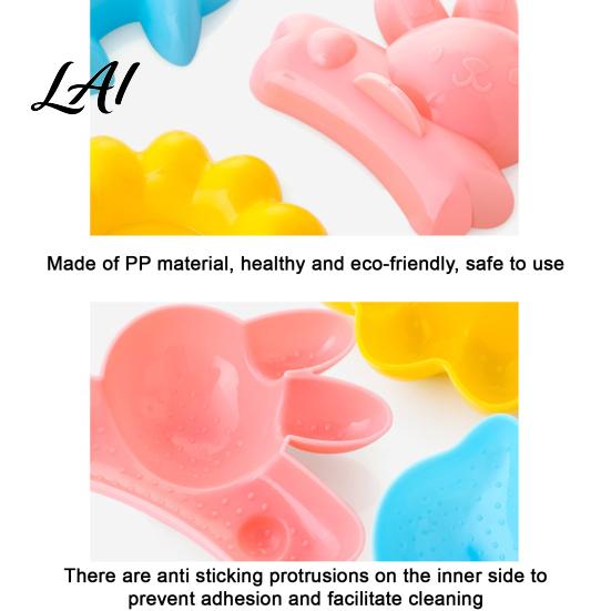 Kids Meal Decoration 4PCS Cute Rice Ball Molds Rabbits Dolphins Flowers And Long Shape Food Molds Portable Grade PP Sushi Maker for DIY Japanese