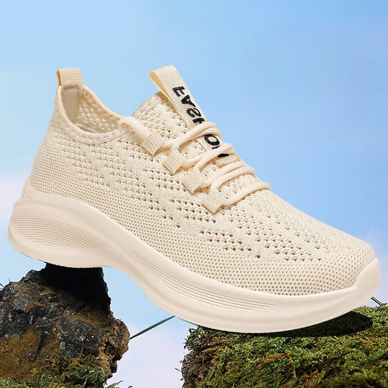 

Single Shoes Flying Woven Shoes Breathable Soft-soled Running Shoes Casual Shoes and Sports Shoes 36