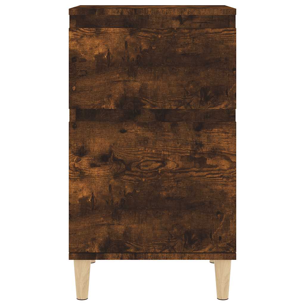 Nightstands 2 Pcs Smoked Oak 40 X 35 X 70 Cm