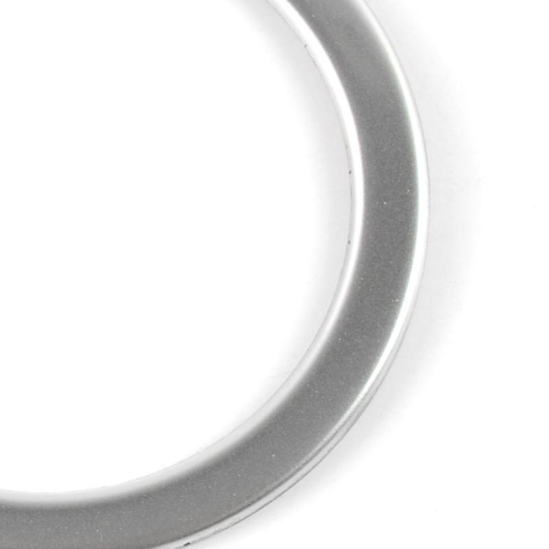 Stainless Steel Sticker Car Dashboard Air Condition Vent Circle Frame Trim For Mercedes Benz CLS W218 CLS260 300 320 350 2012-17