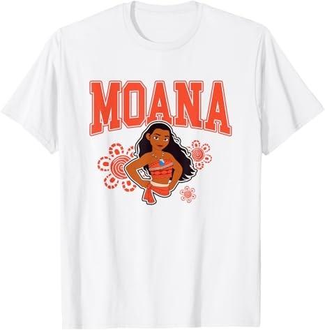 Moana Brave Pose White TShirt S