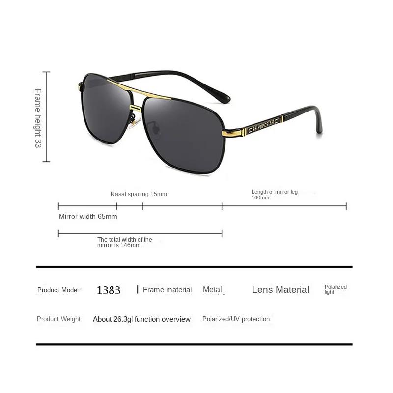 New Gradient Sunglasses for Men Vintage Big Frame Pilot Sun Glasses Brand Design Anti-reflective Lunette Eil Homme UV400