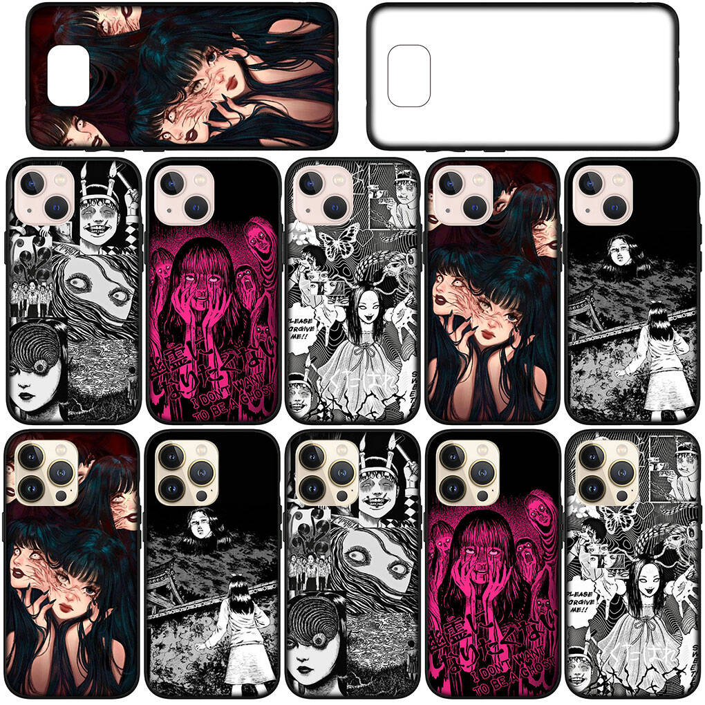 Cover for iPhone 17 16 15 Xiaomi Poco Redmi Note 14 13 12 X Pro Max 9 16e Samsung Galaxy S25 S24 S23 OPPO Huawei Collection Tomie Junji Ito Phone Case