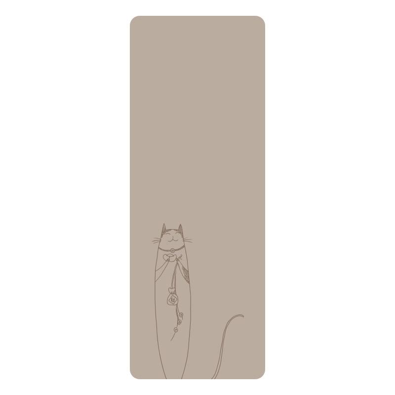Premium Natural Rubber Yoga Mat - Non-slip, Sweat-absorbing, Extended, and Widened Plank Support.