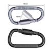 Clip Carabină cu Blocare tip D Clip cu Snap în Formă de D Cataramă de Blocare Carabine Mici Multifuncționale Accesorii Pescuit Alpinism