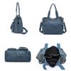 Fashion Soft Leather Crossbody Bag Shoulder Bags New Women‘s Large Capacity Casual Totes Solid Color Double Pockets Shopping Bag