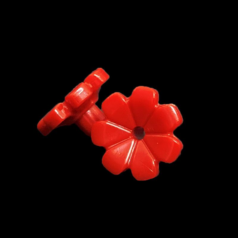 Moc 32606 Friends Attachments Flower featuring 7 Thick Petals & Pin City Street View Scene Constructing Blocks Bricks Compatible with