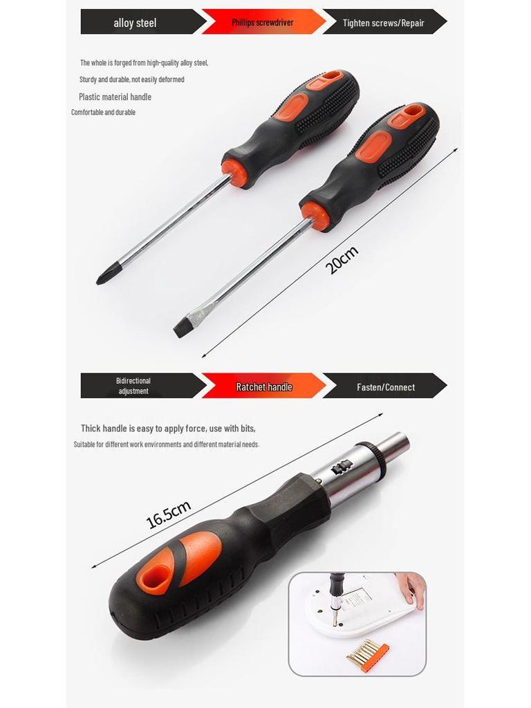 Multifunkční sada nářadí pro domácnost a autoelektrikáře