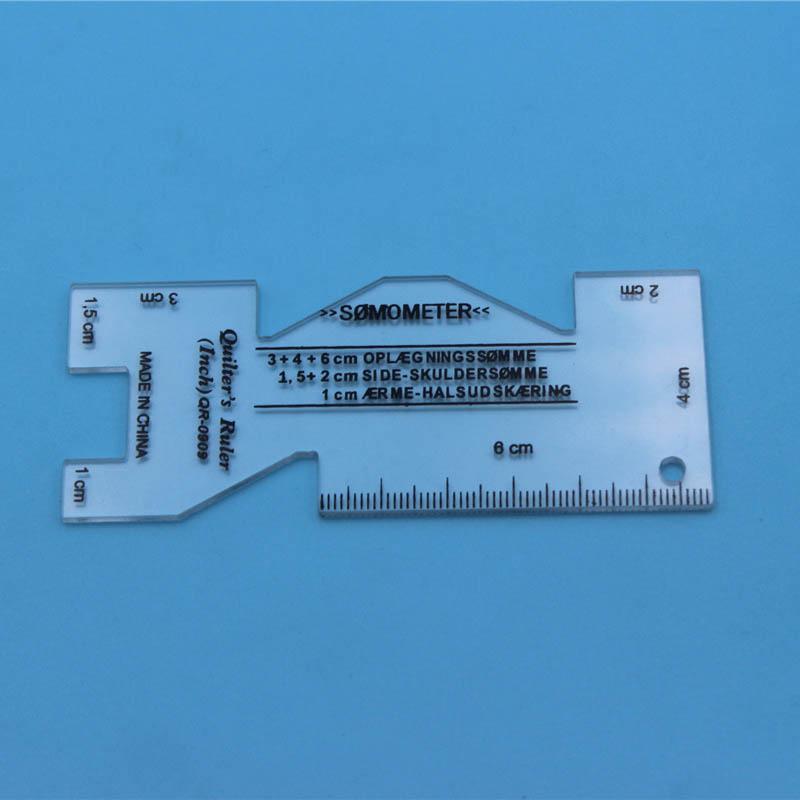 1Pcs Splicing Ruler Multi-function for Garment Proofing DIY Patchwork Ruler Measuring Supplies Transparent Sewing Tool Accessory