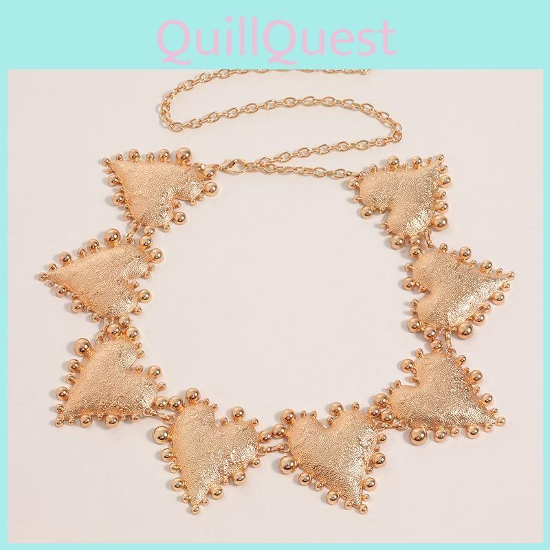 And Gold Silver Metal Waist Chain For Women Decorative Jewelry With Sculpted Details For All Seasons