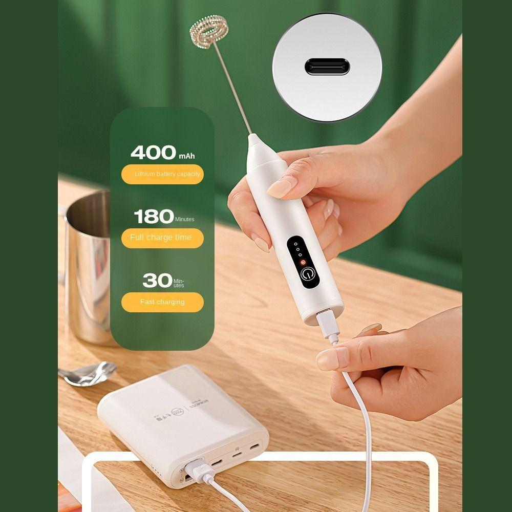 Electric Coffee Blender Three Speeds Cream Beater New Immersion Blender Espresso Tools