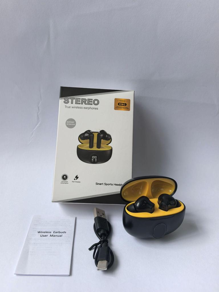 New 895b Bluetooth Earbuds: Digital Display, High-Fidelity Sound, In-Ear TWS for Gaming, Sports, and Business