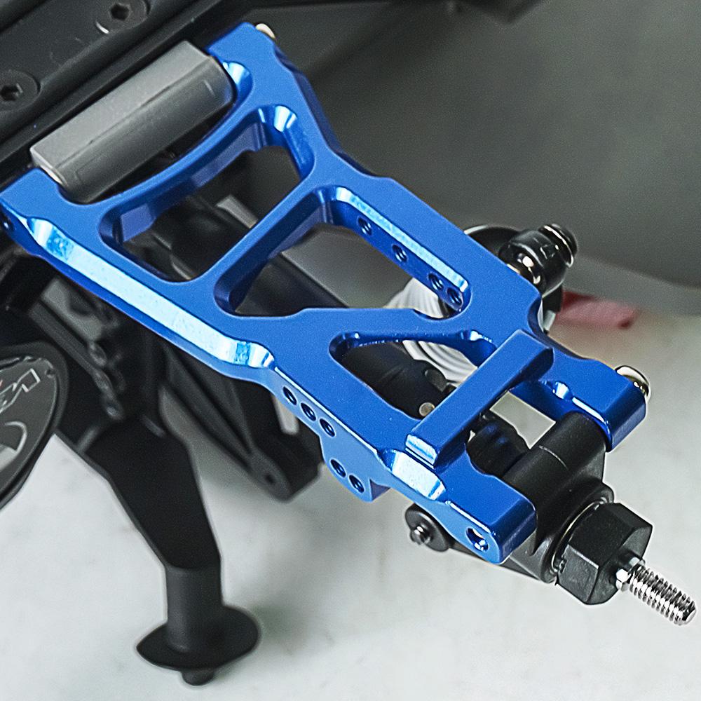 TRINOOD Aluminum Alloy Front Rear Lower Suspension Arms for 1/10 Slash Rustler 4X4 2WD Short RC Course Upgrade Parts