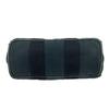 HERMES Valparaiso PM Tote Bag Flap Bag Hand Bag cotton / Leather Black