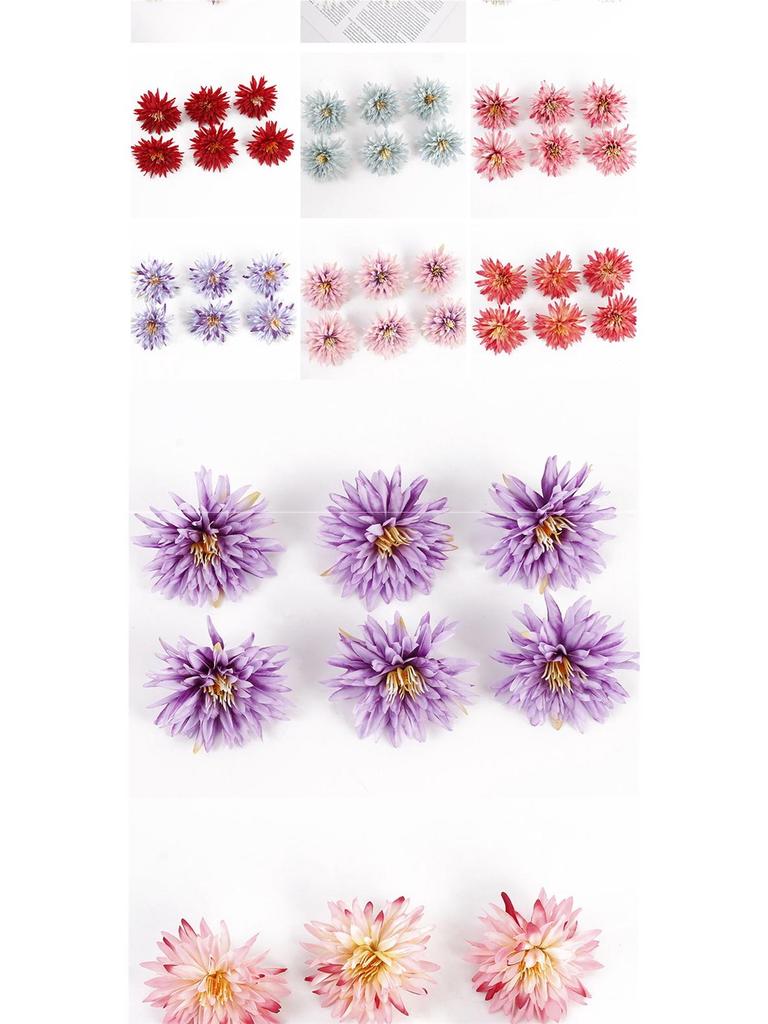 Chrysanthemum Silk Flowers for DIY Wreaths, Corsages, Hanfu Headwear, and Hair Accessories.