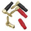 Gold-Plated 4mm L-Type Copper Banana Plug Speaker Connector