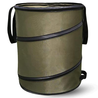 OAKRAFT Trash Can, Camping Trash Can, Dustbin, Pop-Up, Foldable, Lightweight, Compact, Portable, Outdoor, Solo Camping (Green)