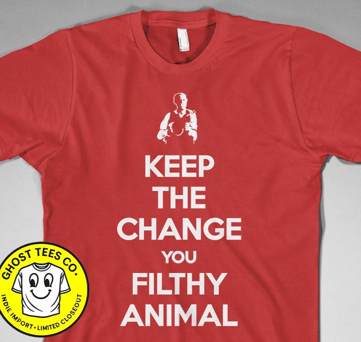 Home Alone, Keep the Change Christmas You Filthy Animal TShirt macaulay culkin XXL