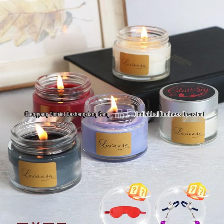 High Temperature Aromatherapy Candle for Indoor Massage - Long-Lasting Floral Incense Gift for Bedroom Fragrance Intoxicating Purple - Spiced Rum 40g