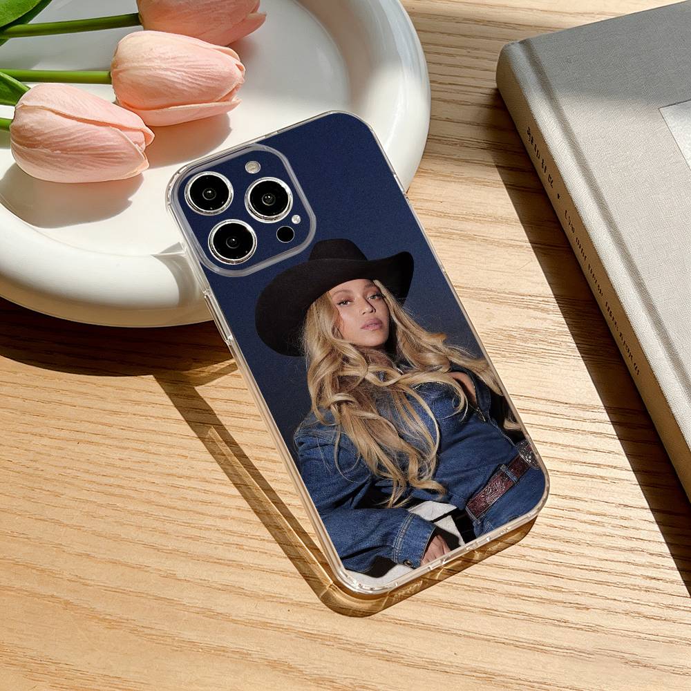 C-Cowboy C-Carter B-Beyonce Phone Case For iPhone 17 16 15 14 13 12 11 Mini Pro Max Plus Transparent Cover