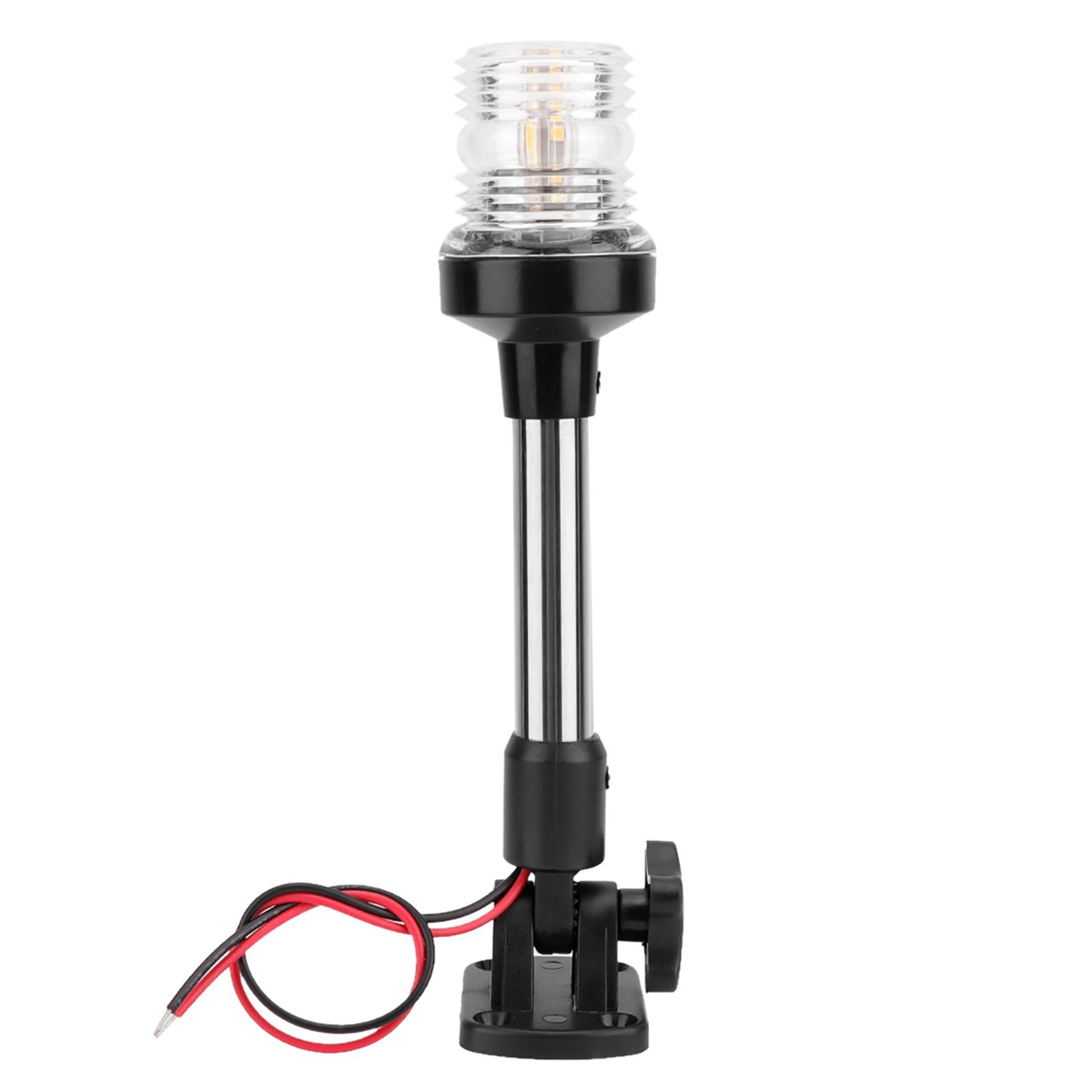 

248mm Fold Down LED Navigation Signal Light For Yacht Boat Stern Anchor Light