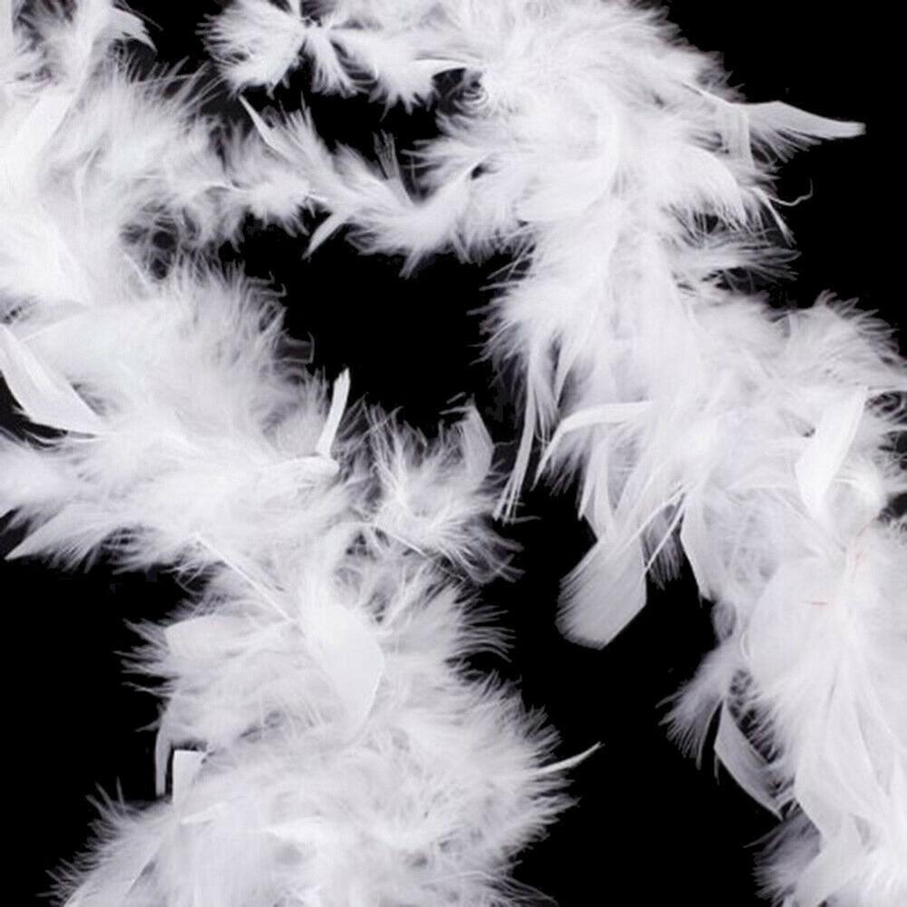 Fluffy Christmas Tree Christmas Decoration Ribbon Garland White Feather Boa Dress Up Costume