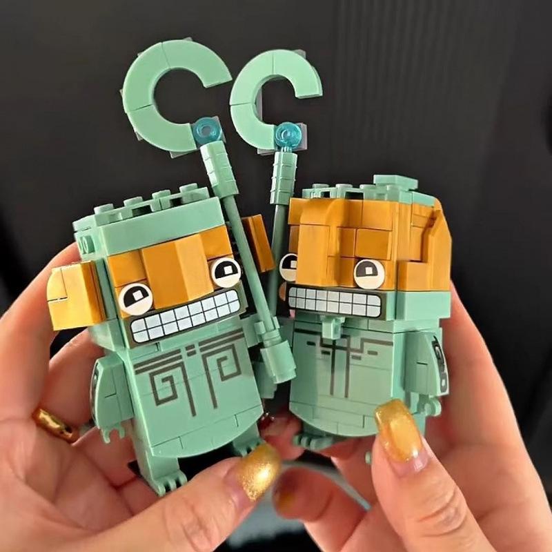 Совместимая с Lego фигурка Зверя-Защитника Не Чжа, конструктор для детей